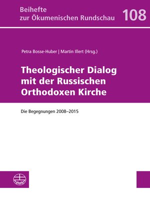cover image of Theologischer Dialog mit der Russischen Orthodoxen Kirche